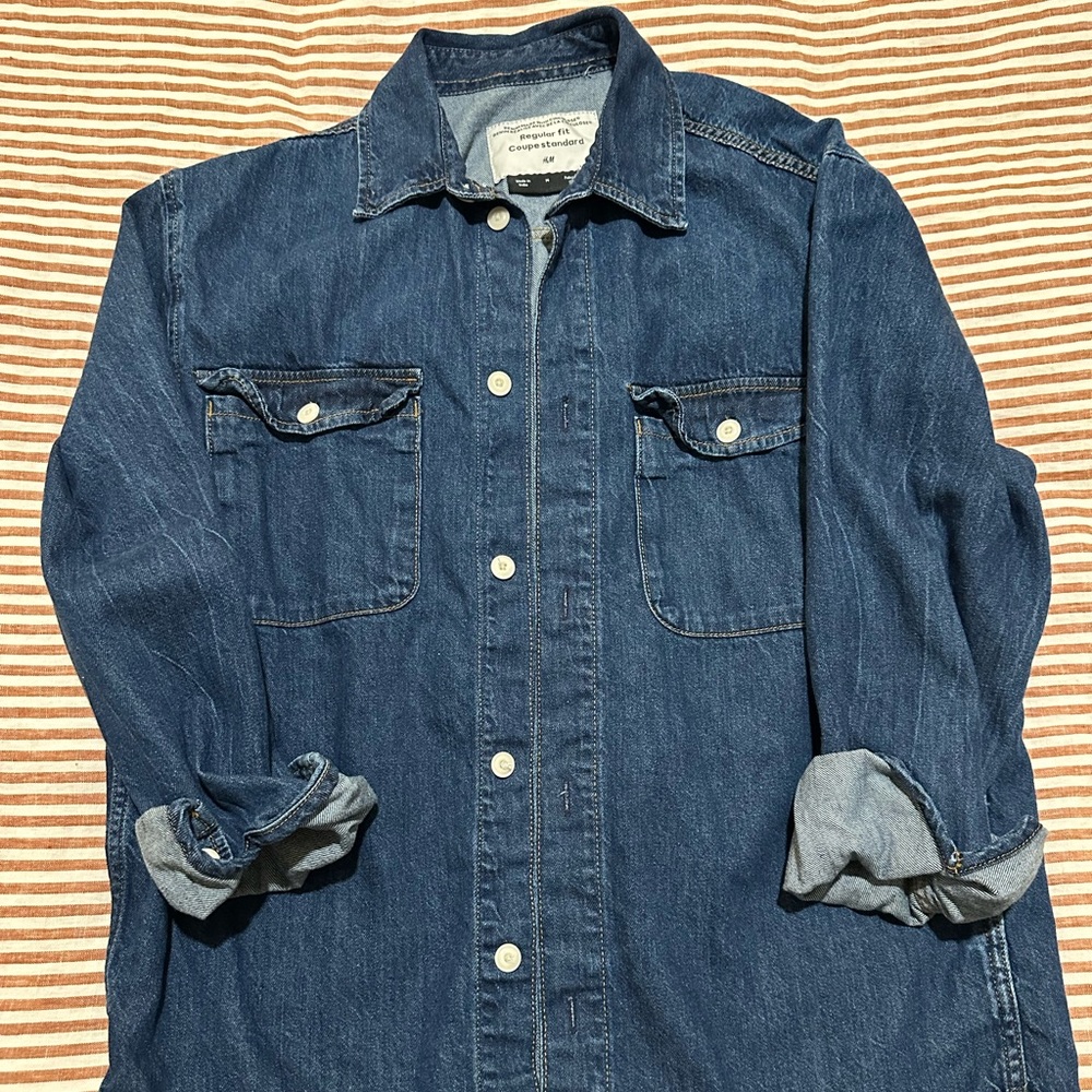 H&M Denim Shirt Jacket
